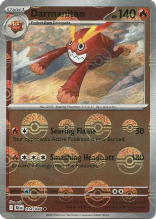 Darmanitan (Poke Ball Pattern) (14/086) - SV Black Bolt Holofoil - Uncommon