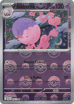 Musharna (Poke Ball Pattern) (36/086) - SV Black Bolt Holofoil - Uncommon