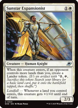 Sunstar Expansionist  (EOE-041) - Edge of Eternities