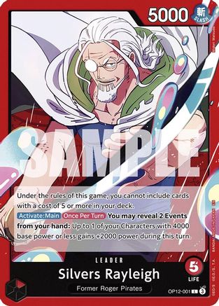 (OP12-001) Silvers Rayleigh - Legacy of the Master Normal