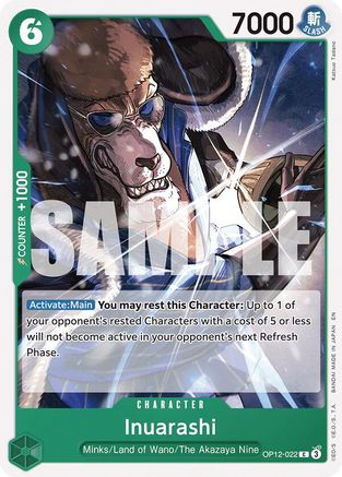 (OP12-022) Inuarashi - Legacy of the Master Normal