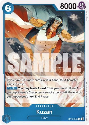 (OP12-043) Kuzan (043) - Legacy of the Master Foil