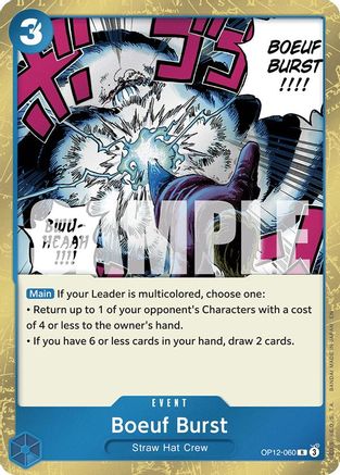 (OP12-060) Boeuf Burst - Legacy of the Master Foil