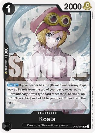 (OP12-086) Koala (086) - Legacy of the Master Foil