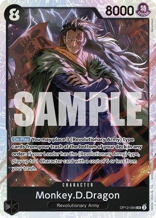 (OP12-094) Monkey.D.Dragon - Legacy of the Master Foil
