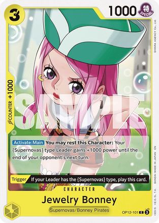 (OP12-101) Jewelry Bonney (101) - Legacy of the Master Normal