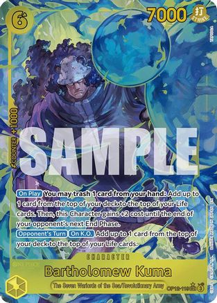 (OP12-119) Bartholomew Kuma (Alternate Art) - Legacy of the Master Foil