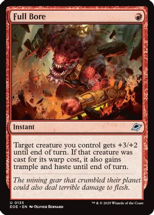 Full Bore (EOE-135) - Edge of Eternities Foil