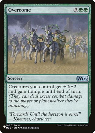 Overcome  (LIST-186) - The List Reprints