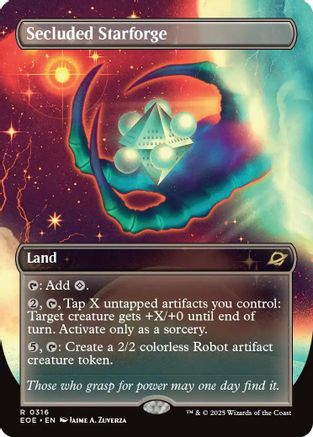 Secluded Starforge (Borderless)  (EOE-316) - Edge of Eternities