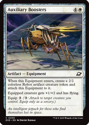 Auxiliary Boosters  (EOE-005) - Edge of Eternities Foil