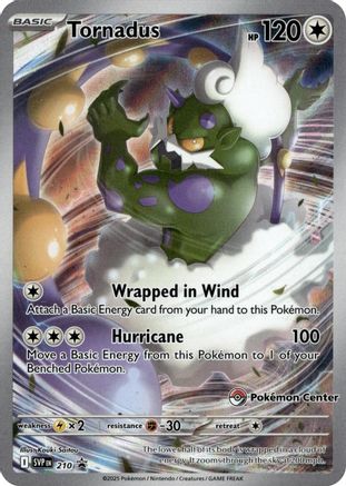 Tornadus (Pokemon Center Exclusive) (210) - SV Scarlet & Violet Promo Cards Holofoil - Promo