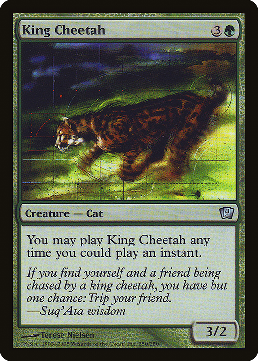 King Cheetah (9ED-250★) - Ninth Edition Foil