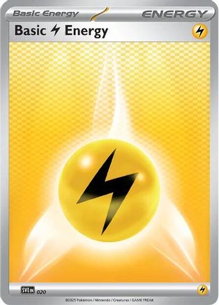 Basic Lightning Energy (20) - SVE Scarlet & Violet Energies  - Common