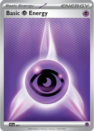 Basic Psychic Energy 021 - SVE Scarlet & Violet Energies - Reverse Holofoil - Common