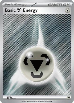 Basic Metal Energy (24) - SVE Scarlet & Violet Energies Reverse Holofoil - Common