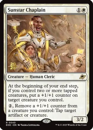 Sunstar Chaplain  (PRE-040) - Prerelease Cards Foil
