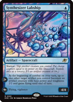 Synthesizer Labship  (PRE-081) - Prerelease Cards Foil