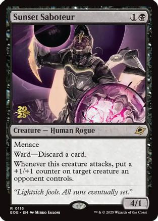 Sunset Saboteur  (PRE-116) - Prerelease Cards Foil