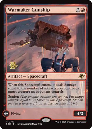 Warmaker Gunship  (PRE-167) - Prerelease Cards Foil