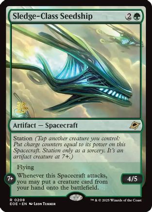 Sledge-Class Seedship  (PRE-208) - Prerelease Cards Foil
