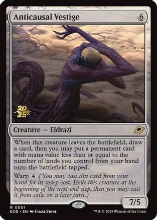 Anticausal Vestige  (PRE-001) - Prerelease Cards Foil