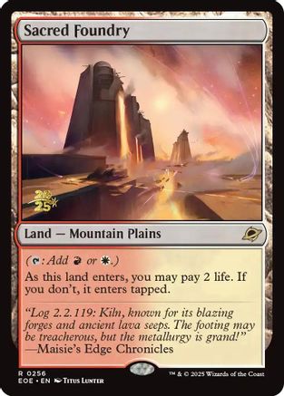 Sacred Foundry  (PRE-256) - Prerelease Cards Foil