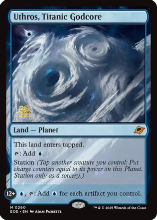 Uthros, Titanic Godcore  (PRE-260) - Prerelease Cards Foil