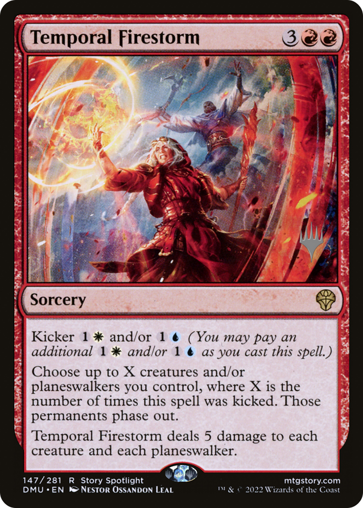 Temporal Firestorm (PPDMU-147P) - Dominaria United Promos (Promo Pack)