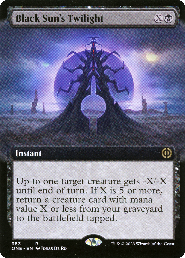 Black Sun's Twilight (Extended Art) (ONE-383) - Phyrexia: All Will Be One: (Extended Art)