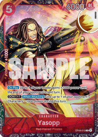 (OP09-013) Yasopp (Championship 25-26 Offline Regionals Season 2) - One Piece Promotion Cards Foil