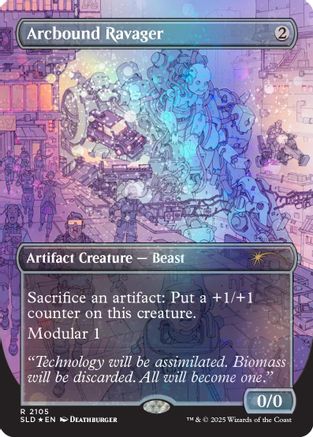 Arcbound Ravager (2105) (Galaxy Foil)  (SLD-2105) - Secret Lair Drop Series Foil