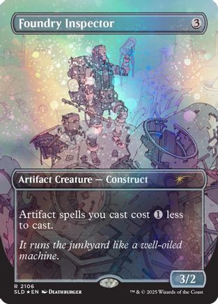Foundry Inspector (Galaxy Foil)  (SLD-2106) - Secret Lair Drop Series Foil