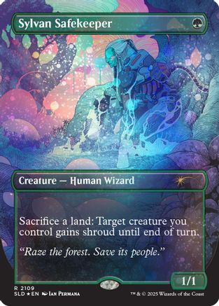 Sylvan Safekeeper (Galaxy Foil)  (SLD-2109) - Secret Lair Drop Series Foil