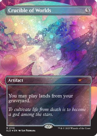 Crucible of Worlds (Galaxy Foil)  (SLD-2110) - Secret Lair Drop Series Foil