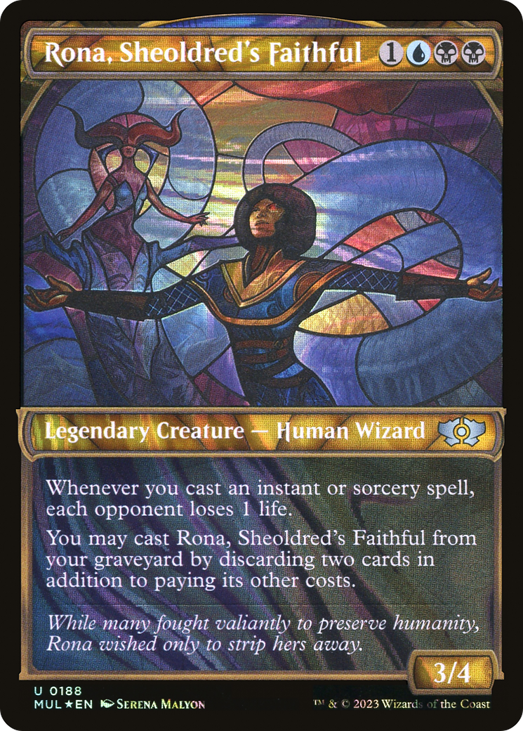 Rona, Sheoldred's Faithful (MUL-188) - Multiverse Legends: (Showcase) Foil