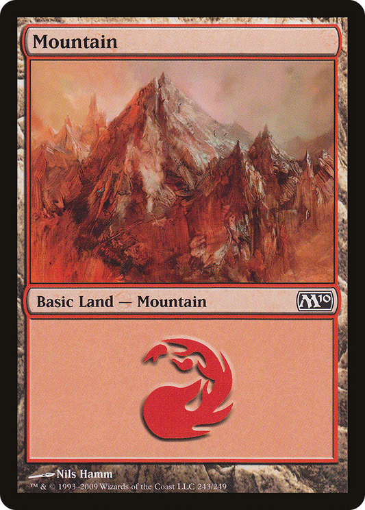 Mountain (M10-243) - Magic 2010 Foil