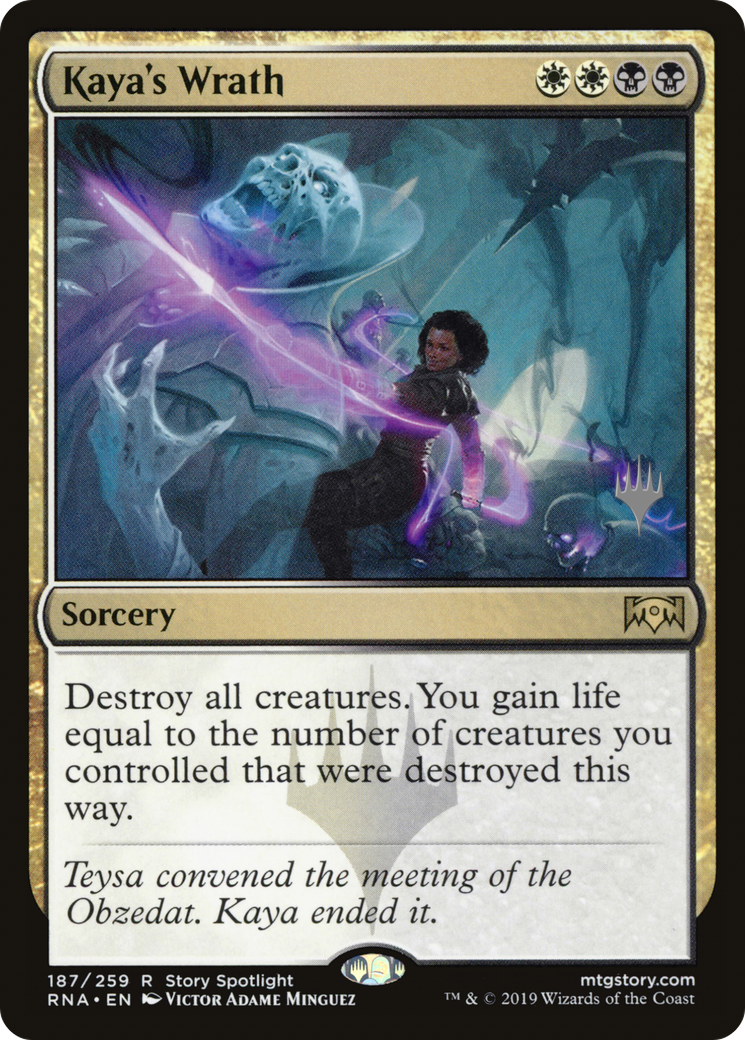 Kaya's Wrath (PPELD-187P) - Ravnica Allegiance Promos (Promo Pack)