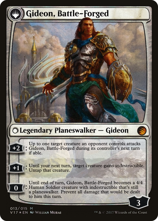 Kytheon, Hero of Akros // Gideon, Battle-Forged (V17-013) - From the Vault: Transform: (originpwdfc) Foil