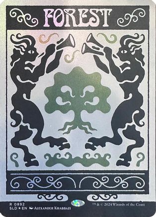 Forest (0892) (Rainbow Foil)  (SLD-892) - Secret Lair Drop Series Foil