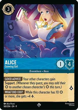 (160/204)  Alice - Growing Girl - Fabled  Normal