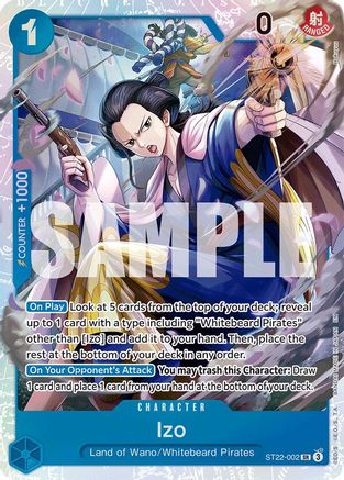(ST22-002) Izo - Starter Deck 22: Ace & Newgate Foil