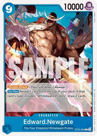 (ST22-003) Edward.Newgate - Starter Deck 22: Ace & Newgate Normal