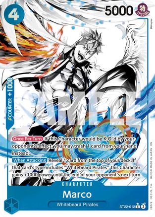 (ST22-012) Marco (Parallel) - Starter Deck 22: Ace & Newgate Foil