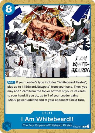 (ST22-015) I Am Whitebeard!! - Starter Deck 22: Ace & Newgate Normal