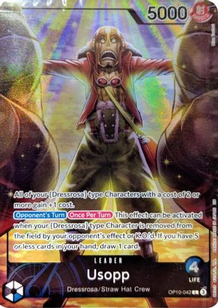 (OP10-042) Usopp (Official Playmat -Limited Edition Vol. 3-) - One Piece Promotion Cards Foil