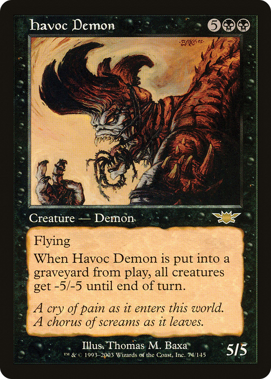 Havoc Demon (LGN-074) - Legions Foil