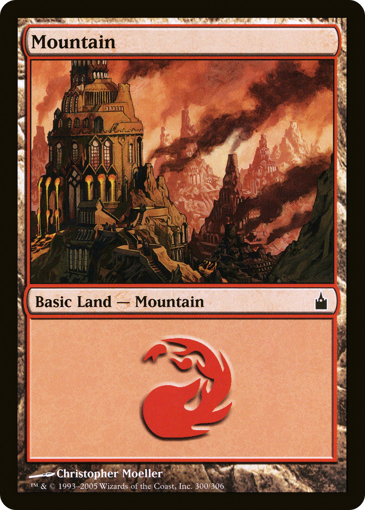 Mountain (RAV-300) - Ravnica: City of Guilds