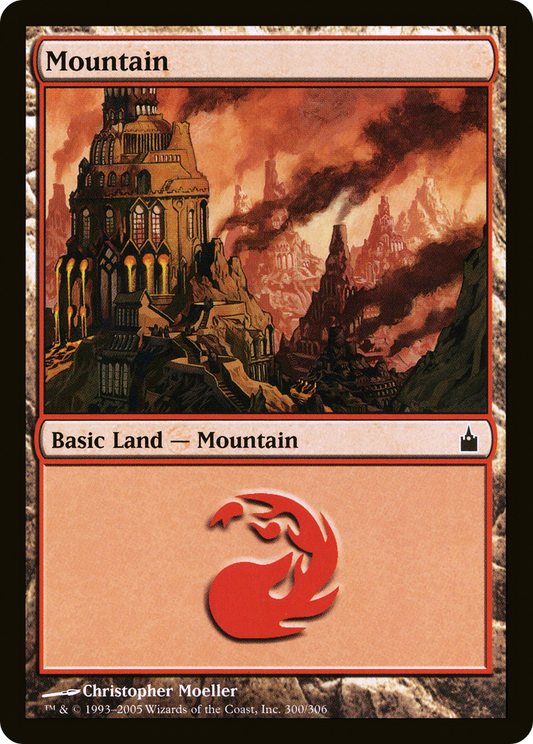 Mountain (RAV-300) - Ravnica: City of Guilds