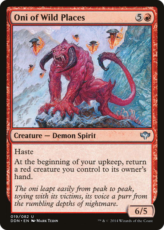 Oni of Wild Places (DDN-019) - Duel Decks: Speed vs. Cunning